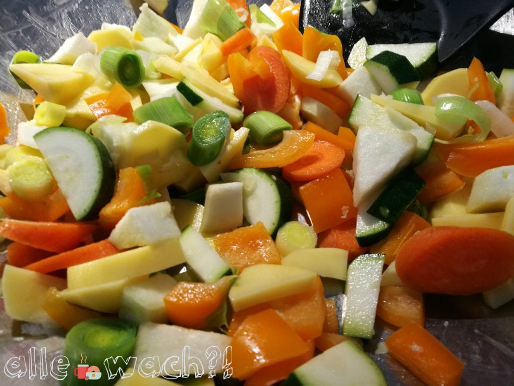 Schnelles Gemüsecurry mit variablem Gemüse