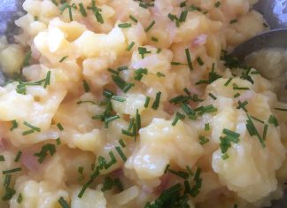 Kartoffelsalat fränkische Art Essig und Öl
